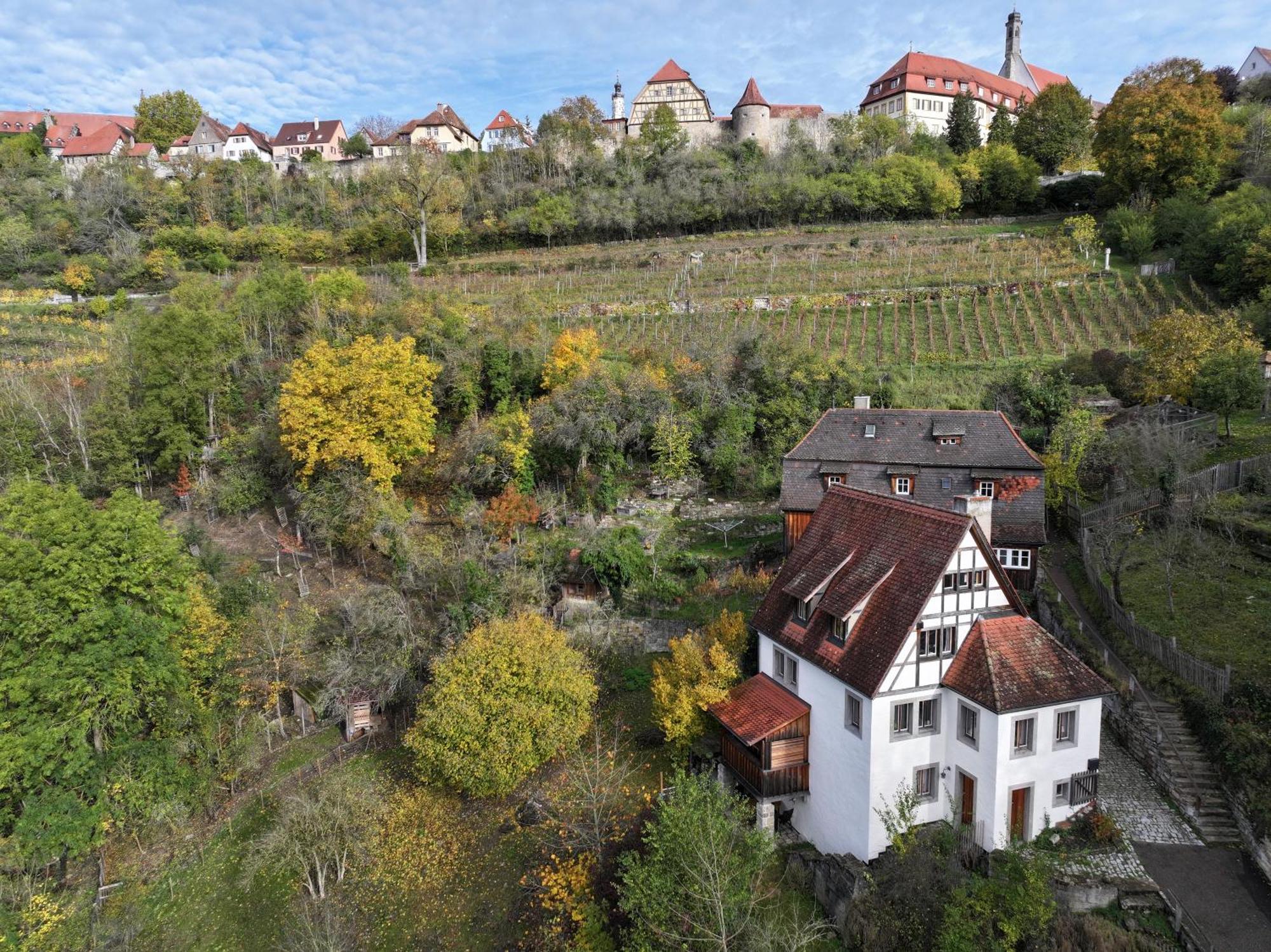 Ferienhaus Kobolzeller Schloesschen A.D.Weinsteige Rothenburg ob der Tauber Eksteriør billede